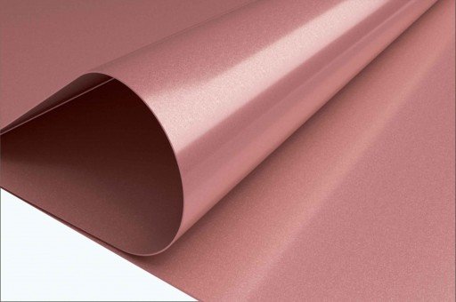 Rose pearlescent stretch ceiling film
